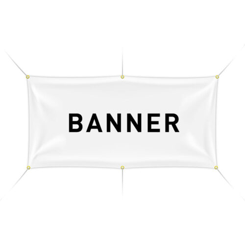 Reklamný banner s farebným dizajnom a textom "Vaša reklama tu"